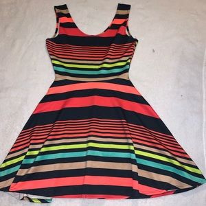Striped, very comfy, dress. Size small. Brand: Derek heart.